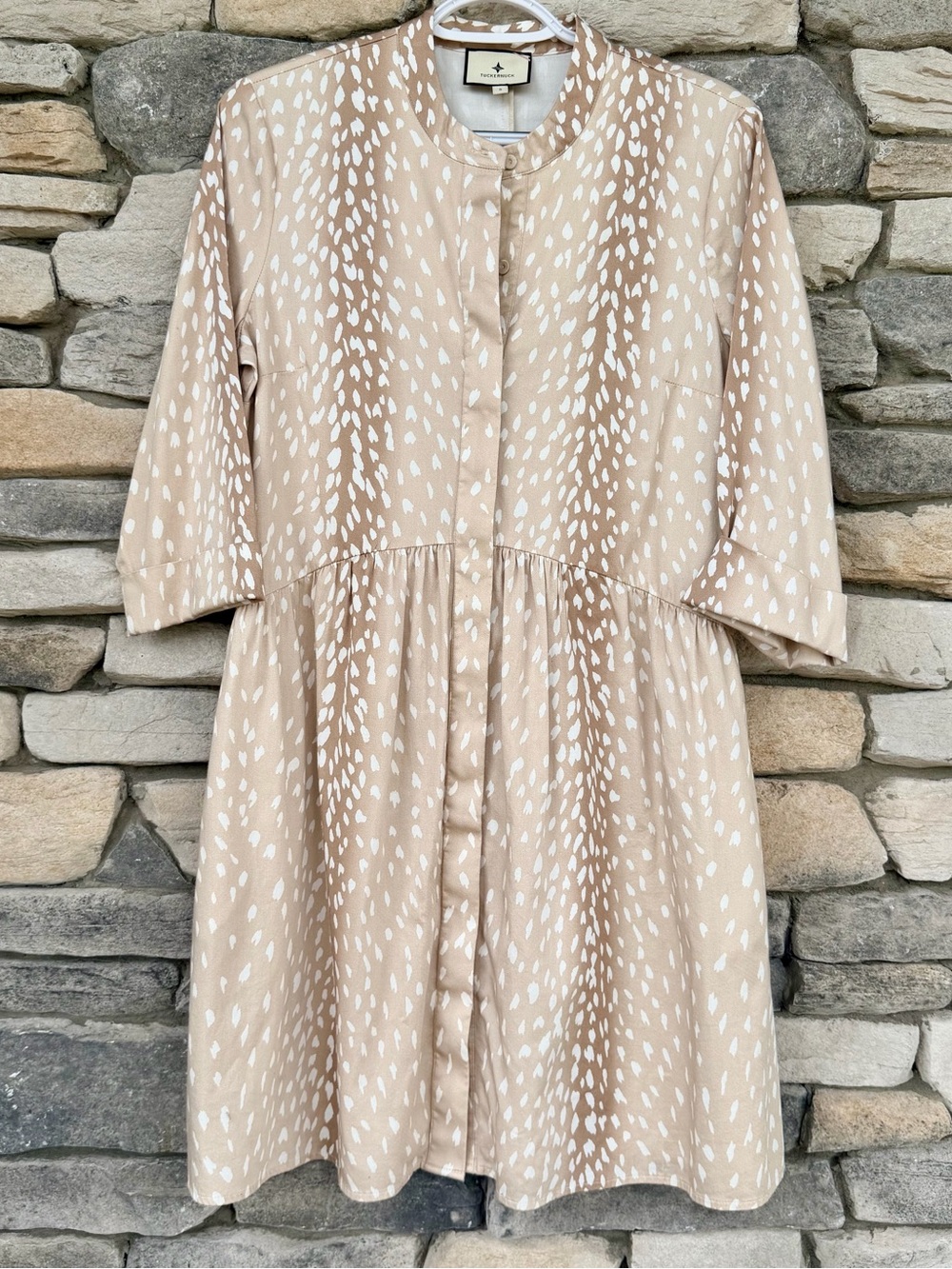 Tuckernuck Antelope Royal Shirt Dress Size Small EUC